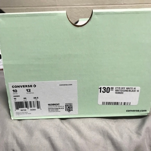 OFF WHITE CONVERSES